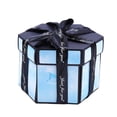 thumbnail image 2 of Black Explosion Box Creative Explosion Gift Box DIY Photo Album Scrapbook Surprise Box Exquisite Polygon Gift Box for Valentine Day Anniversary Gift, 2 of 9