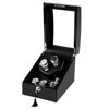 CNMODLE Automatic Rotation Silent 2+3 Watch Winder Case Display Box Luxury Storage Holder Organizer Case Great Gift