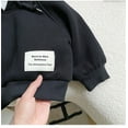 thumbnail image 5 of Vedolay Hoodies for Boys Long Sleeve Shirts Girl Pullover Sweatshirt Tops Black,140, 5 of 5