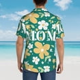 thumbnail image 4 of Pofeuu Happy Mother's Day1 Print Hawaiian Shirt for Men Sleeves Casual Button Down Summer Beach Dress Shirts T-Shirts,Large, 4 of 7