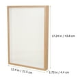thumbnail image 4 of SHISUYAN Wooden Desktop Photo Frame Desktop Picture Frame Simple Wood Photo Holder, 4 of 8
