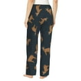 thumbnail image 3 of Pajama Pants Women, Minimalist Cute Goat Cartoon Sweatpants Soft Sleep Lounge Pants, Casual PJ Bottoms Pants with Pockets, 3 of 5