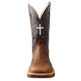 thumbnail image 4 of TWISTED X Male 12in Alloy Toe CellStretch Mocha/Navy Work Western Boots, Size: 10, Width: D, 4 of 6