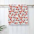 thumbnail image 5 of Pofeuu Strawberries Print Hand Towel 27.5" x 16" Soft Absorbent Towel for Bathroom SPA Gym Hotel, 5 of 6