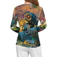 thumbnail image 4 of Apex Legends Pathfinder Women's Pajama Top 3D Digital Print Sleepwear Trendy Crewneck Pullovers Long Sleeve Shirts 3XL, 4 of 8