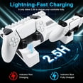 thumbnail image 2 of Stand Cooling Station for PS5 & PS5 Slim Console Vertical Accessories with Fast Dual Controller Charging and Fan, 3 USB Hub, 14 Game Slots, 2 Headset Holder, 2 of 7