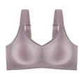 thumbnail image 6 of Jinhomg Wireless Bras for Women Push Up Seamless Bras No Underwire Bra with Adjustable Straps Everyday Bras Gray M, 6 of 6