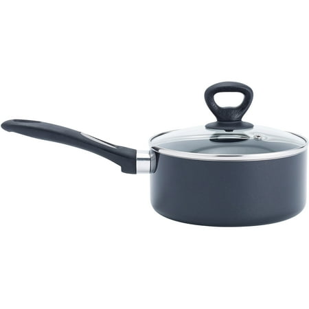 Non Stick Saute Pan - Mirro Get A Grip Non-Stick 2-Quart Covered Sauce Pan, Black