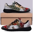 thumbnail image 3 of Merry ChriStas All Hearts Come Home For ChriStas Shoes Sneakers Black Size 4, 3 of 7