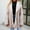 Beige, variant on LSLJS Womens Ladies Warm Faux Furry Long Coat Jacket Winter Solid V-neck Outerwear