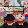 thumbnail image 5 of Crayon Shin-Chan muñeco de peluche, llavero de dibujos animados de Anime Kawaii, mochila, relleno suave, colgante de felpa, accesorio para decorar niñas, 5 of 5
