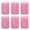 Pink, variant on Sparklane - 6 Packs Dripless Red Colored Pillar Candles, Unscented 2.75x4 Inch Burgundy Cylinder Wax Candles for Home Table Holiday Party Spa Decor Emergency Power Outage