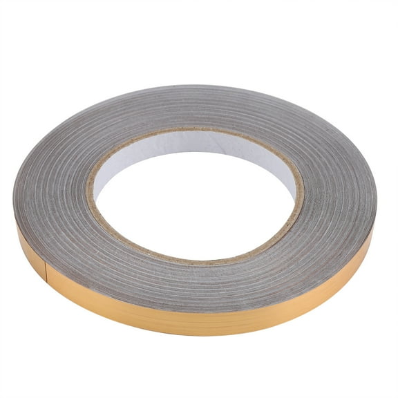 Ground Crevice Line Sticker, PET Waterproof Self-Adhesive Floor Crevice Line Sticker, Ground Corner Tile Decoration Home Decor Accessories[1cm*50m Gold]