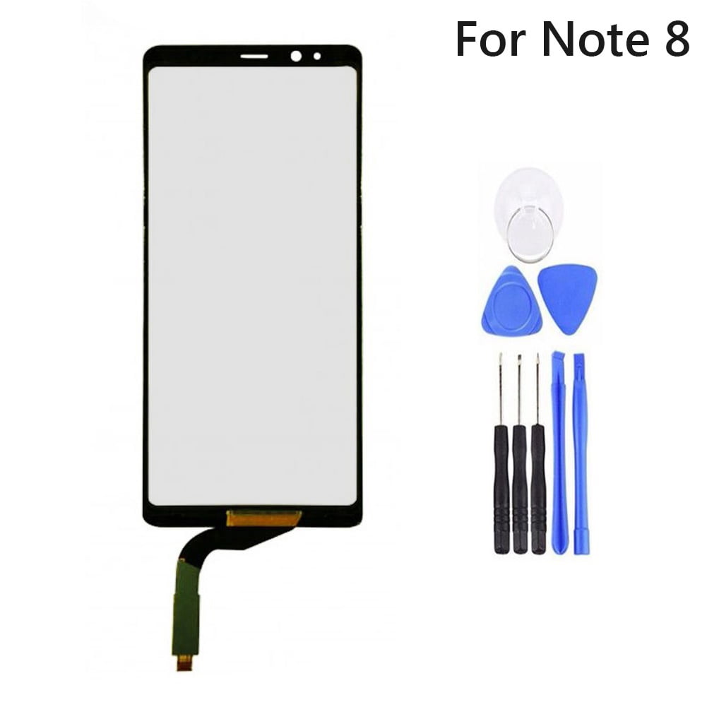 Broken Cracked Damaged Screens Quality Cellular Samsung Galaxy Tab 4 7.0 Touch Screen Digitizer Front Glass Replacement Kit with Adhesive and Tool Kit for Old Black