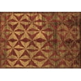 thumbnail image 1 of Ahgly Company Indoor Rectangle Abstract Brown Modern Area Rugs, 6' x 9', 1 of 4