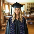 thumbnail image 6 of Fotbe Sea Jellyfish Printed Class of 2024 Graduation Stole, 6 of 7