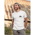 thumbnail image 2 of Upperside Rhinoceros And Beetle T-Shirt Men -Image by Shutterstock, Male Medium, 2 of 4