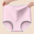 thumbnail image 2 of Posijego High Waist Underwear for Women Stretch Comfortable Breathable Seamless No Show Soft Panties Briefs, 2 of 4