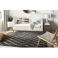 thumbnail image 3 of SAFAVIEH Natural Fiber Ingram Geometric Area Rug, Charcoal, 6' x 9', 3 of 10