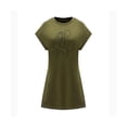 thumbnail image 1 of Vestido corto de verano para mujer, corte regular, vestido de línea para salir en la oficina, vacaciones M, 1 of 7