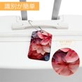 thumbnail image 3 of Leather Luggage Tag for Suitcase Women Kids, Flower Petal, 3 of 7