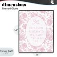 thumbnail image 4 of Stupell Industries French Country Forever and Always Pink Florals Black Framed Giclee Art, 11 x 14, by Cherrywood Lane, 4 of 8