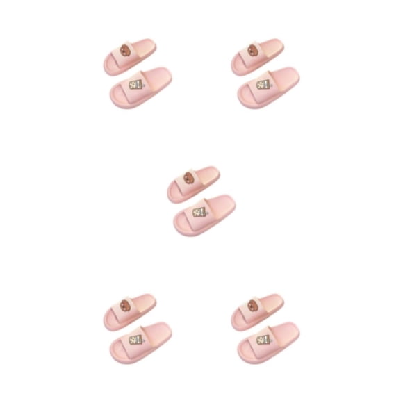 Minnieouse Cómodas pantuflas deslizantes: ligeras y duraderas, elegantes, suaves y gruesas, para interiores y exteriores, con plataforma y Type2 NO2