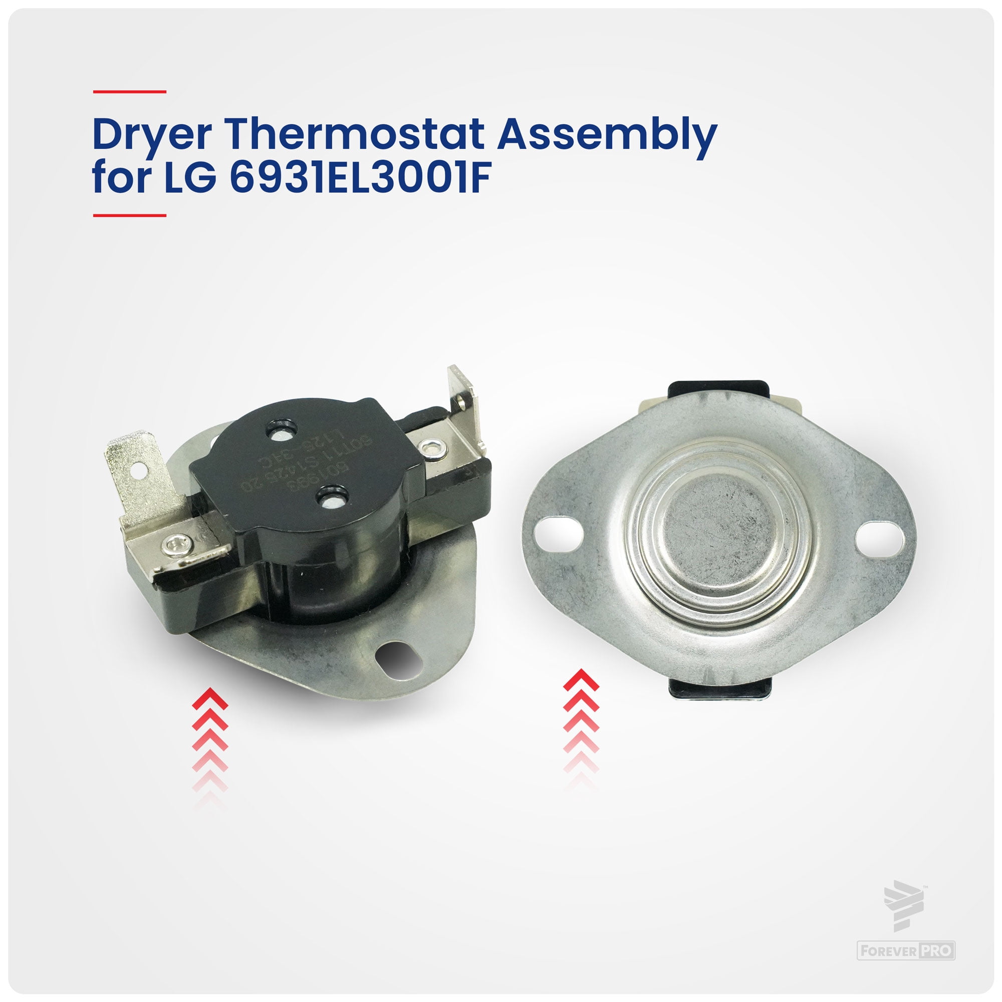ForeverPRO 6931EL3001F Thermostat Assembly for LG Dryer 1377779 AH3530482 EA3530482 PS3530482