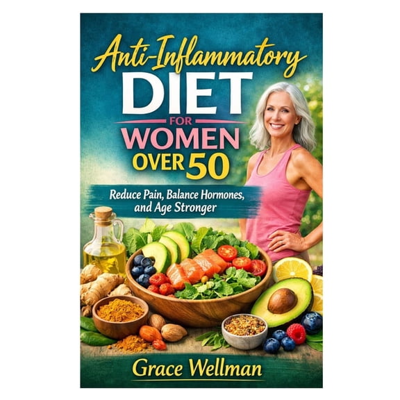 Anti-Inflammatory Diet for Women Over 50: Reduce Pain, Balance Hormones, and Age Stronger, (Paperback)