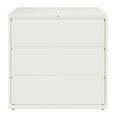 thumbnail image 2 of Hirsh 42 inch Wide 3 Drawer Metal Lateral File Cabinet for Home and Office, Holds Letter, Legal and A4 Hanging Folders, White, 2 of 4