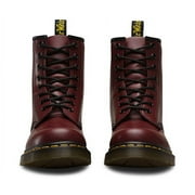 Dr. Martens Unisex 1460Z DMC 8 Lace Up Cherry Red Smooth Leather Boots Shoes Doc