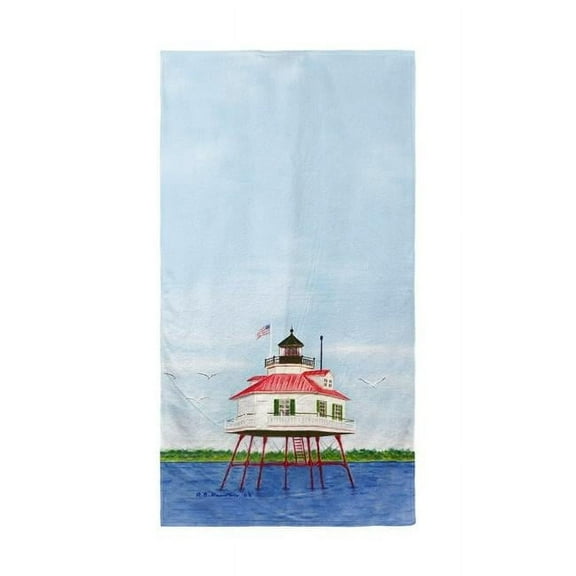 Betsy Drake BT742 Drum Point Lighthouse Beach Towel