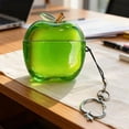 thumbnail image 4 of Transparent TPU Soft Rubber Protective Case For AirPods 4 With Rotating Leaf Hook Design And Anti-Dust Finish, 4 of 7