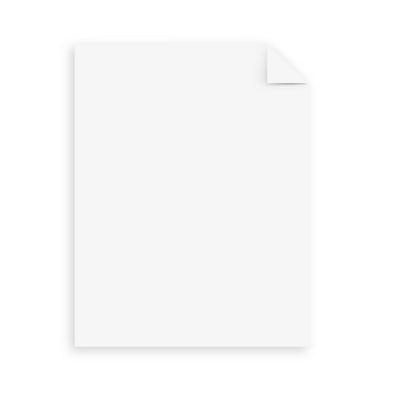 Astrobrights Cardstock, 8.5 x 11, 65 lb./176 gsm, Bright White, 80 Sheets  