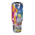 thumbnail image 2 of Dumbo 40 Oz Tumbler with Handle And Straw, Stainless Steel Double Wall Vacuum Insulated Coffee Cup Travel Mug Gifts for Women & Men, 2 of 8