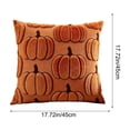 thumbnail image 4 of Fall Pillow Covers 18x18 Thanksgiving Pumpkin Embroidered Velvet Couch Decor by OVFUIZ, 4 of 8