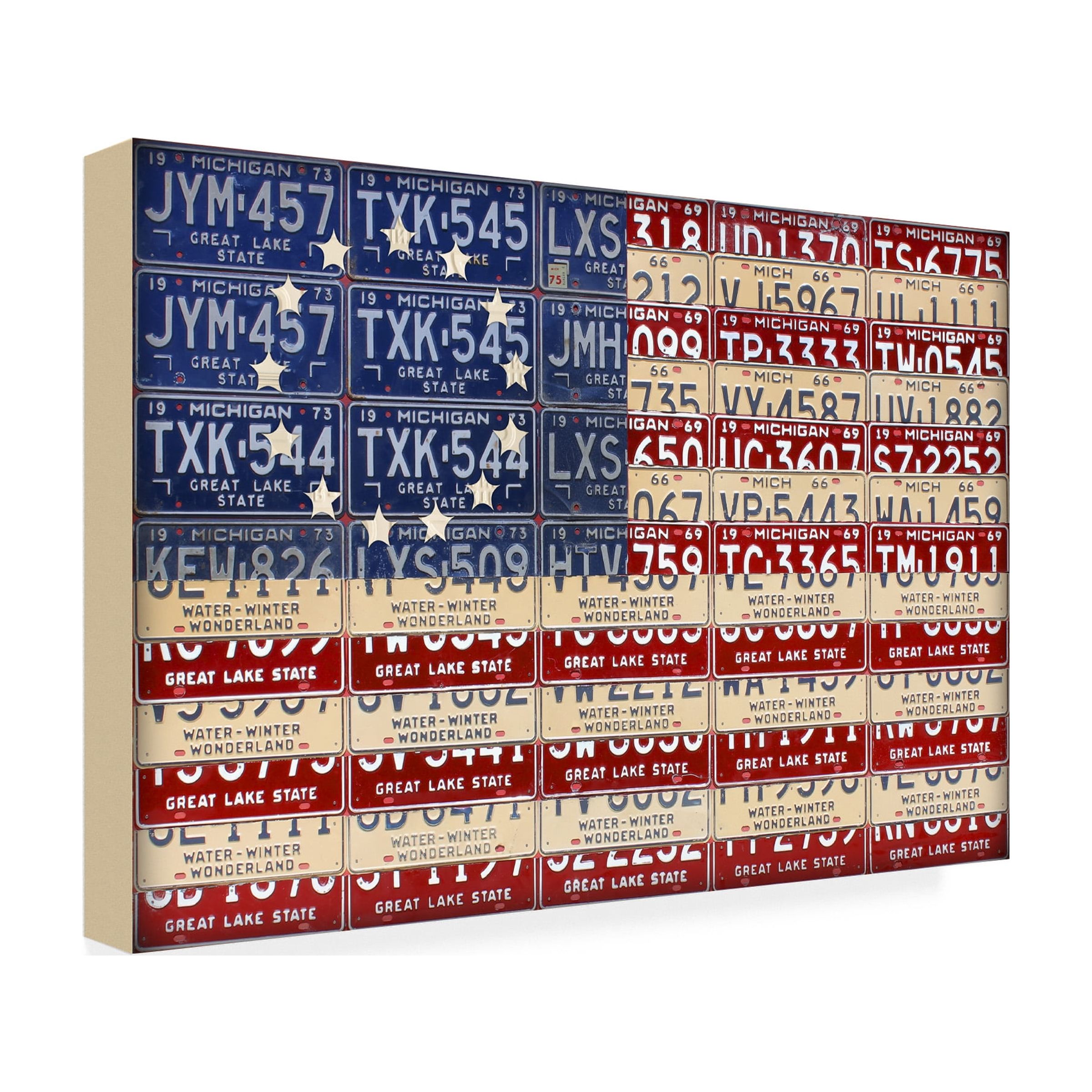 Trademark Fine Art 'Betsy Ross Flag' Canvas Art by Design Turnpike