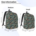 thumbnail image 2 of Yiaed UAE Travel1 1 Print Print Laptop Backpack Travel Canvas Backpack Vintage Aesthetic Backpack for School Knapsack Backpack Backpack for School-Medium, 2 of 5