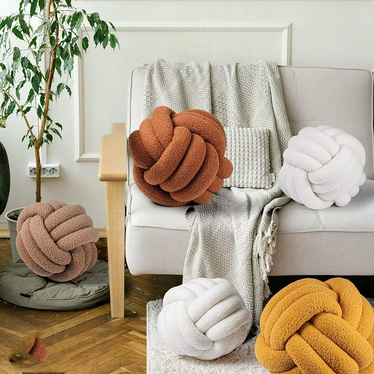 Wool Roll Oil Painting Board Plush Pillow Sofa Cushion Ball Soft