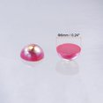 thumbnail image 2 of REGALWOVEN 6mm AB Flat Back Pearls Loose Half Round Resin Pearl Beads DIY Crafts Colorful Bright Red, 2 of 5