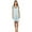Aqua Blue, variant on Casual Nights Women's Poly Cotton Sleeveless Nightgown Chemise