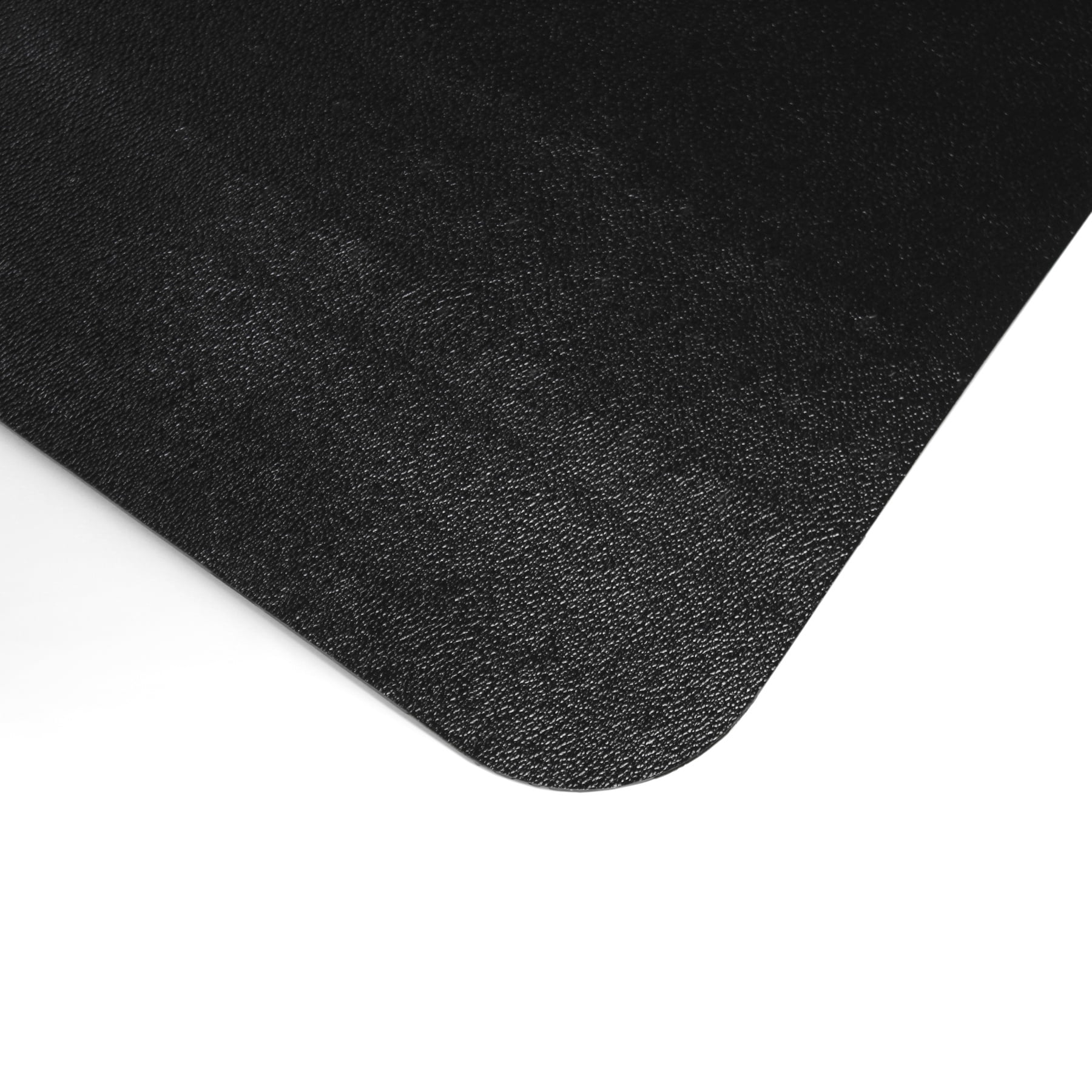 Advantagemat® Black Vinyl Lipped Chair Mat for Hard Floor - 36" x 48" (Shipped Rolled)