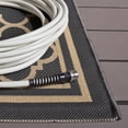 thumbnail image 5 of Safavieh Courtyard Alina Geometric Quatrefoil Indoor/Outdoor Area Rug, Anthracite/Beige, 5'3" x 5'3" Square, 5 of 16