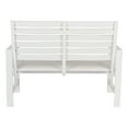 thumbnail image 3 of Shineco 4224WT Contemporary Bench, White, 3 of 7