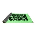 thumbnail image 2 of Ahgly Company Indoor Square Oriental Emerald Green Traditional Area Rugs, 5' Square, 2 of 4