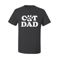 thumbnail image 2 of Wild Bobby, Best Cat Dad Daddy Gift, Pop Culture, Men Graphic Tee, Charcoal, Small, 2 of 3