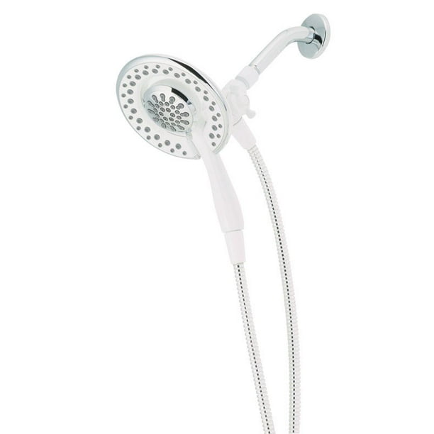 Delta Showerhead Hand Held, Handheld, Wall Mount 4 Settings 6 ' Chrome