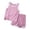 Pink, variant on XINXIAOO Toddler Boys Athletic Shorts Set Quick Dry Athletic Tank Top and Basketball Shorts Outfits Cute Green Summer Clothes Size 18-24 Months