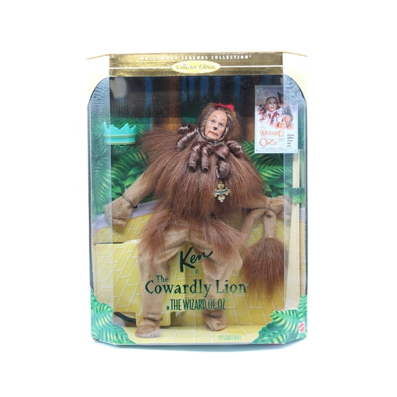 Barbie Ken as the Cowardly Lion Doll Hollywood Legends Wizard of Oz 1996 Mattel
