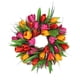 thumbnail image 3 of Guirnalda de flores artificiales para puerta de tulipán, flor de vid falsa, decoración del hogar, follaje de flores de simulación, naranja, 30 cm sidaley HA8952-01B, 3 of 6